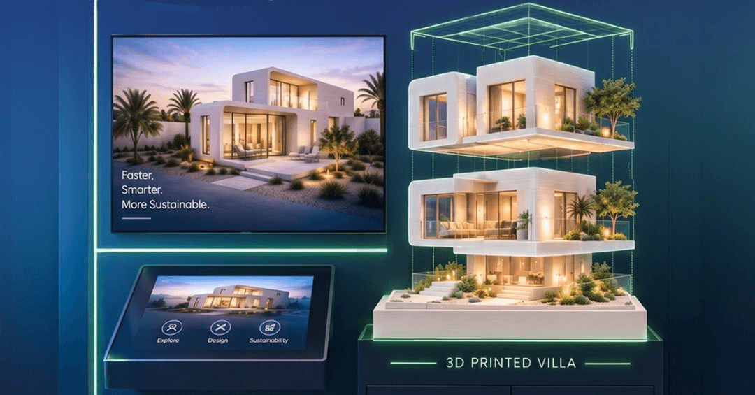 Dubai Builds World’s First 3D Printed Villa Using Robots